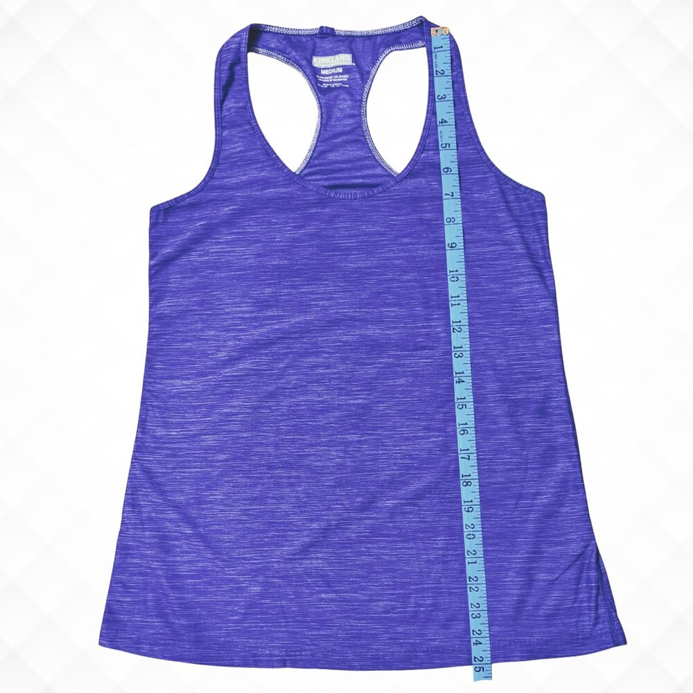 KIRKLAND Signature Scoop Neck Tagless Racerback Active Athletic Tank Top Purple - Picture 10 of 12